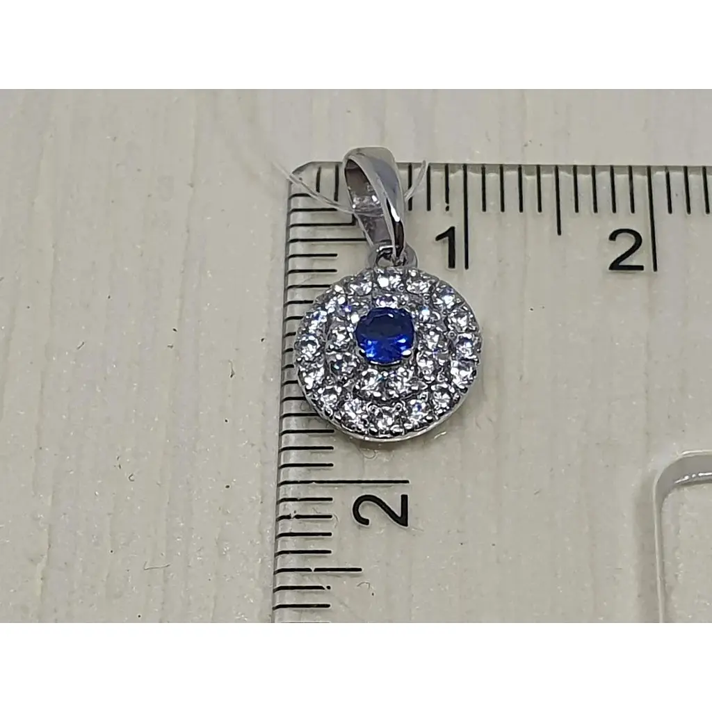 Срібна підвіска Qvaliz з фіанітами. 90300646 - фото 3