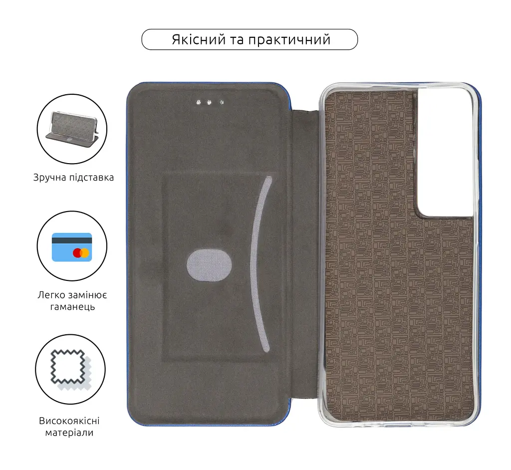 Чохол-книжка ArmorStandart G-Case для Realme C65 4G Blue - фото 3
