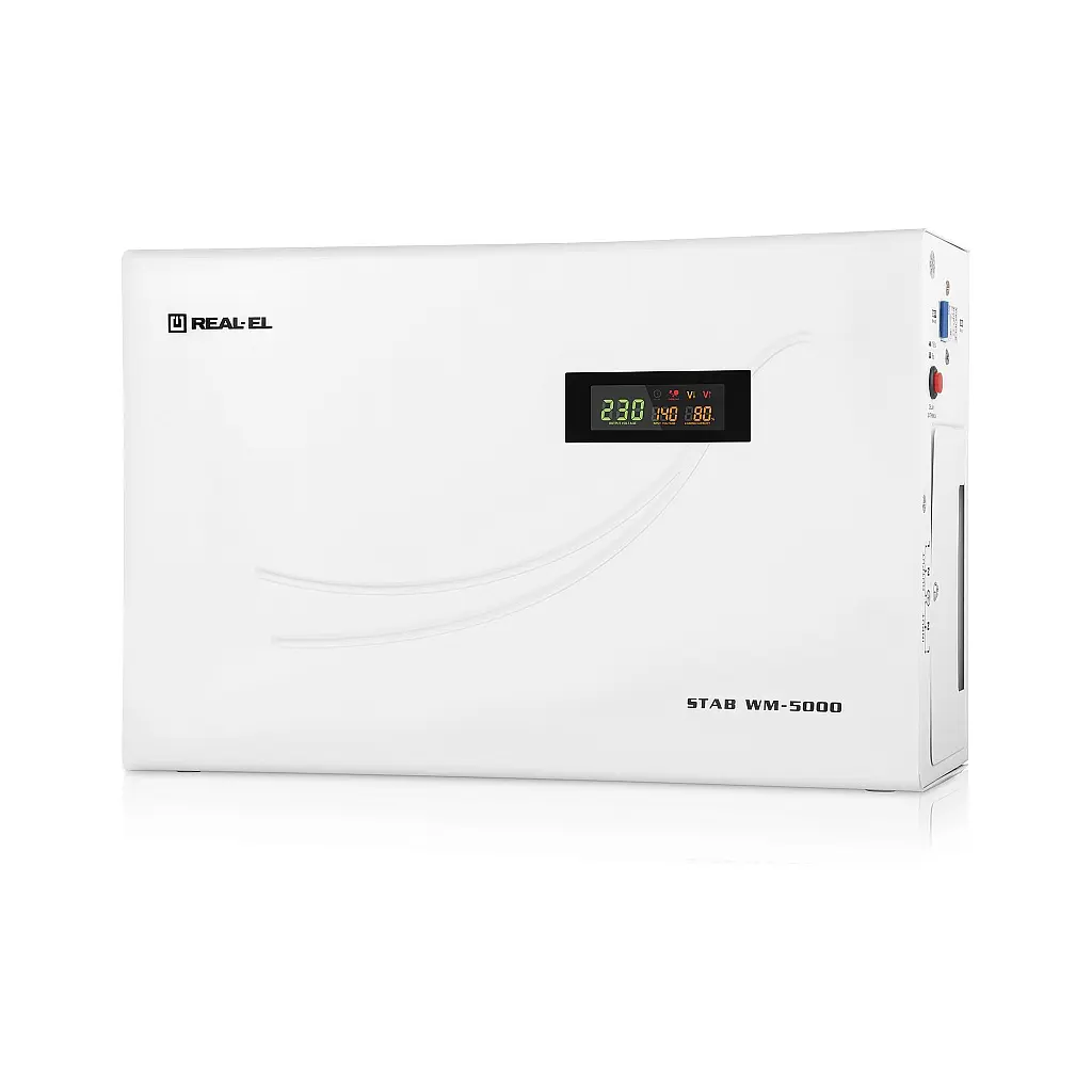 Стабілізатор напруги REAL-EL STAB WM-5000 (EL122400014)