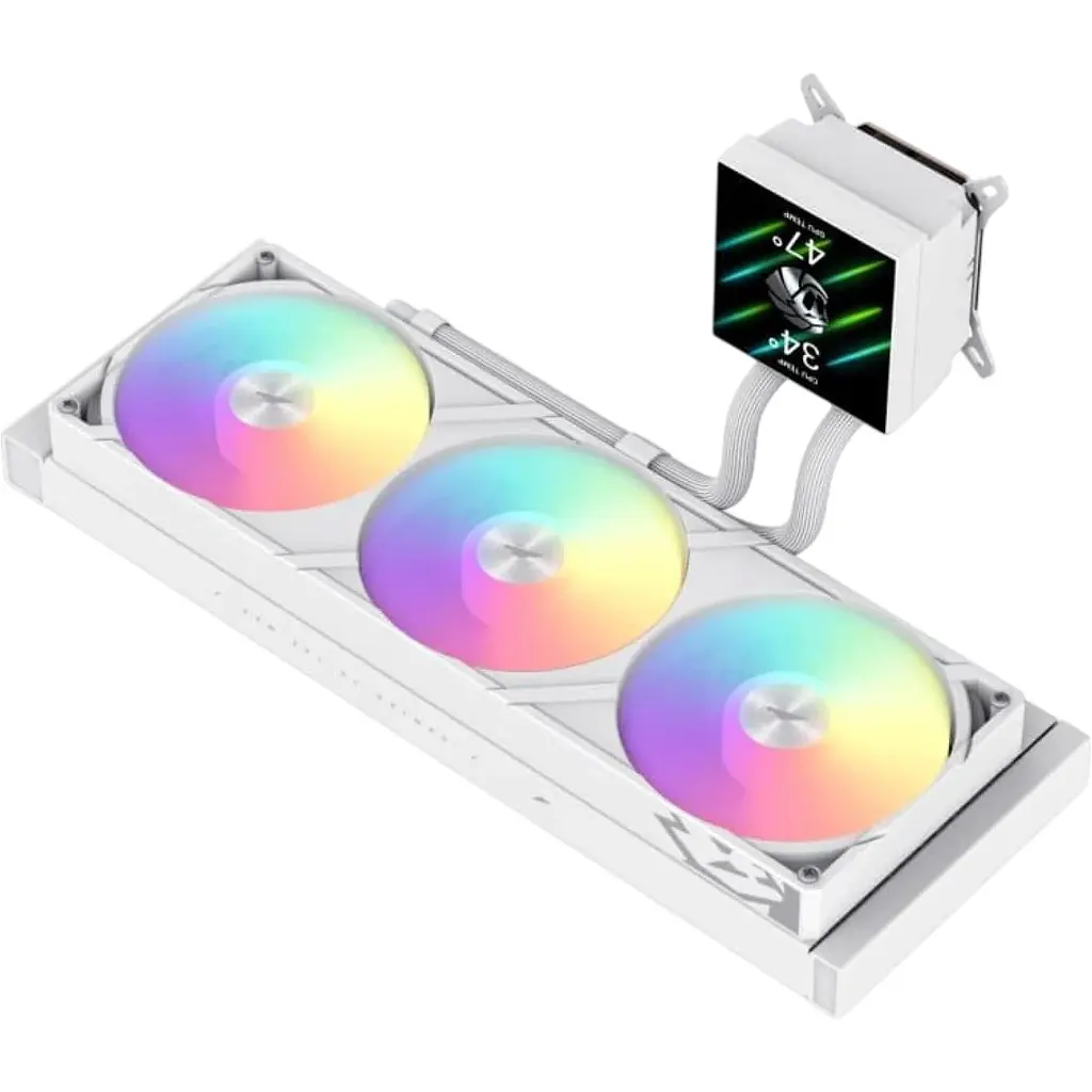 Система водяного охолодження GameMax Glacier 360 LCD White [166120] - фото 3