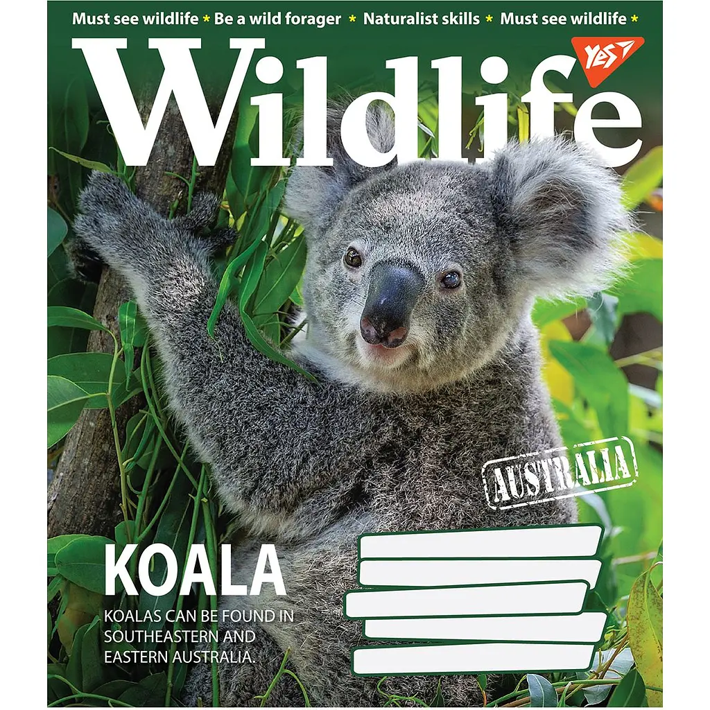 Набір зошитів Yes Wildlife A5 в лінію 96 листів 5 шт. - фото 3