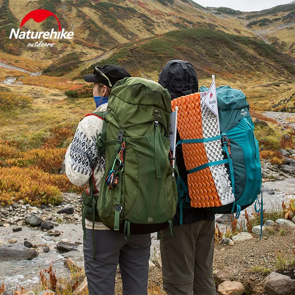Рюкзак туристичний Naturehike NH16Y020-Q, 55 л, чорний - фото 3