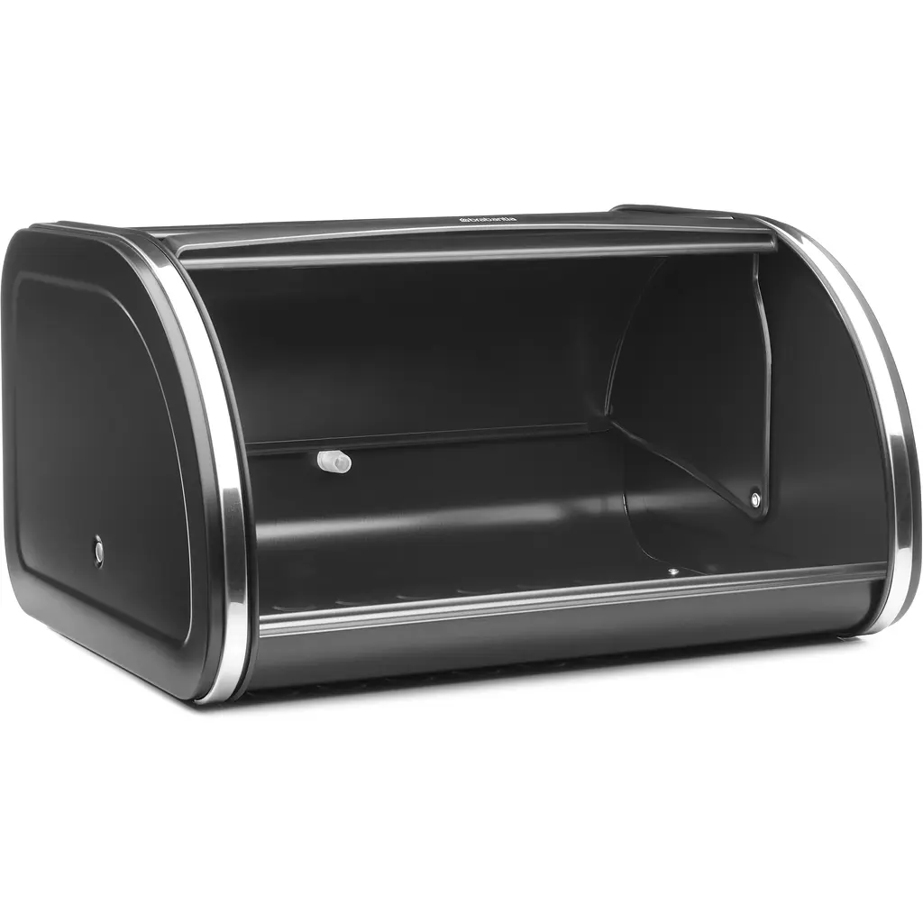 Уцінка. Хлібниця Brabantia Roll Top Bread Bin 17.3x31.6x26.5 см чорна (236686)  - фото 2