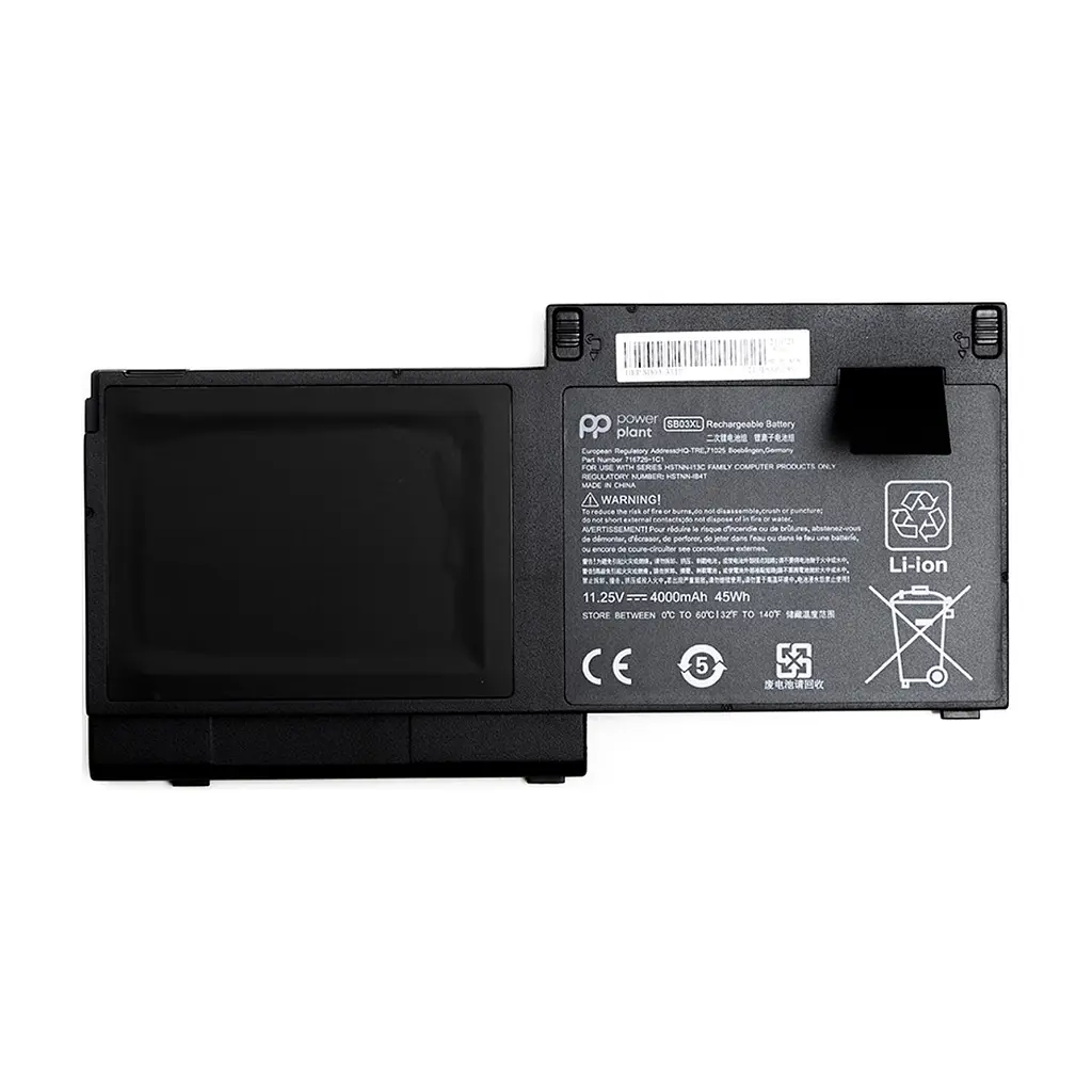 Акумулятор до ноутбука HP Elitebook 720 (SB03XL) 11.25V 4000mAh PowerPlant (NB461110)