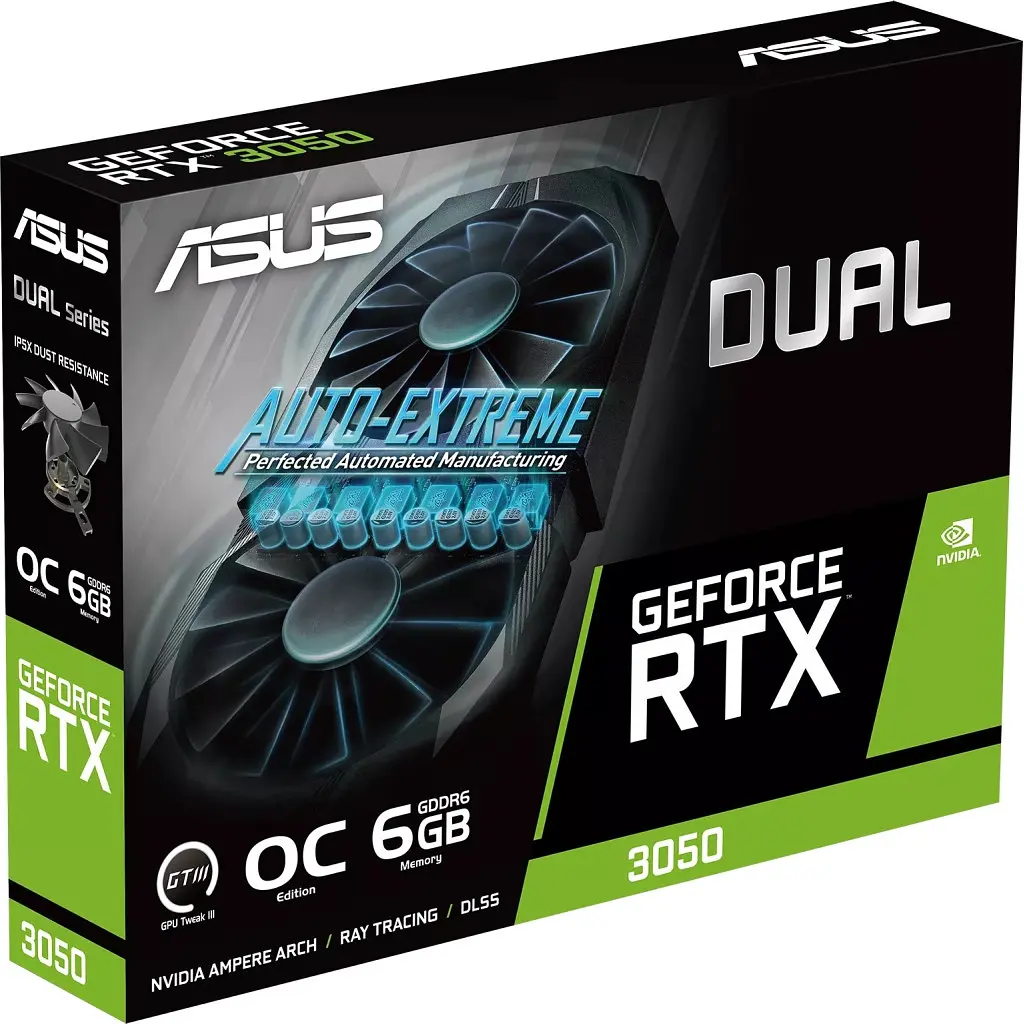 Відеокарта ASUS GeForce RTX3050 6Gb DUAL OC (DUAL-RTX3050-O6G) - фото 10