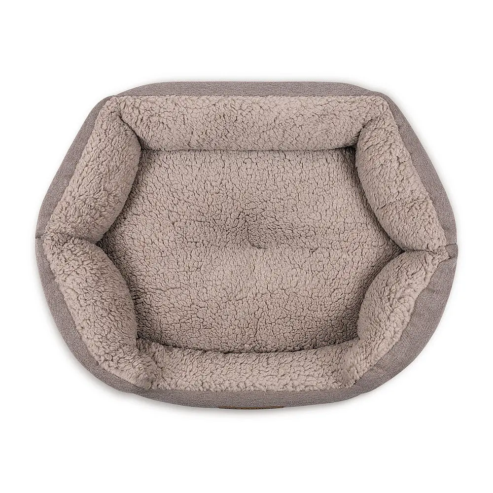 Лежак Pet Fashion BRIG для собак кавовий, 58x48x20 - фото 3