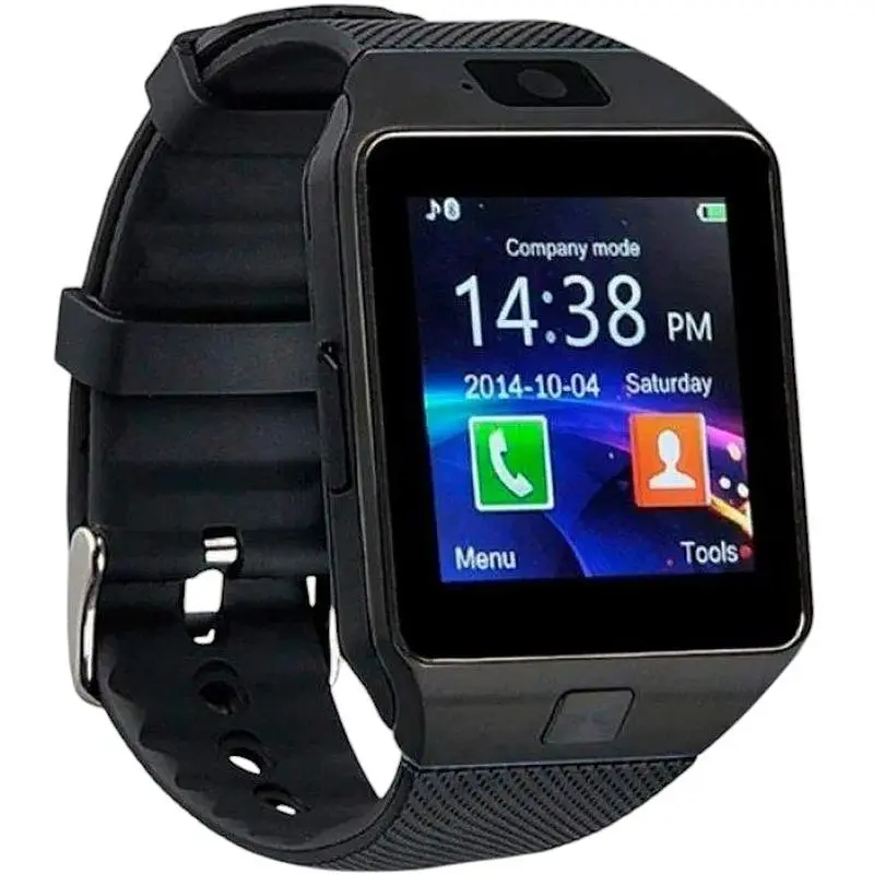 Смарт-часы Smart Watch DZ 09 с шагомером black (sw002-R) - фото 1