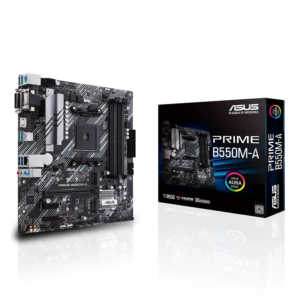 Материнская плата PRIME B550M-A sAM4 B550 4xDDR4 M.2 HDMI DVI D-Sub mATX Asus teh0019037 - фото 9