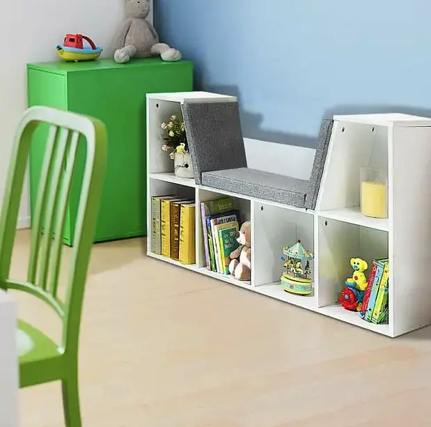 Шафа-органайзер Costway Kinder із подушкою для сидіння - фото 6
