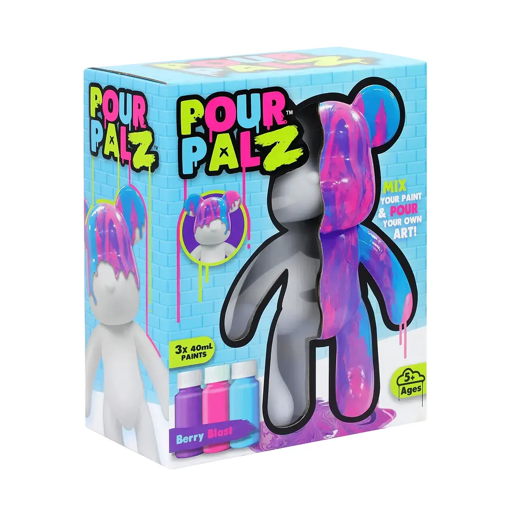 Набор для творчества ToyMonster Pour Palz Мишка Ягодный взрыв (GS-G08682) - фото 3