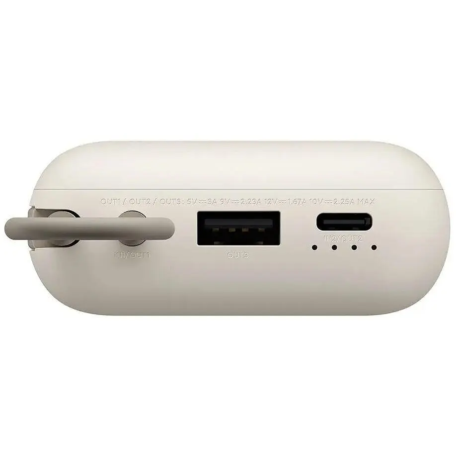 Внешний аккумулятор встроенный кабель Xiaomi 10000mAh Integrated Cable (BHR9072GL) - фото 4