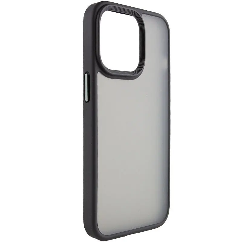 TPU+PC чохол Metal Buttons для Apple iPhone 12 Pro Max 6.7" Чохлі, Чорний, TPU+PC, Протиударний, Накладка - фото 2