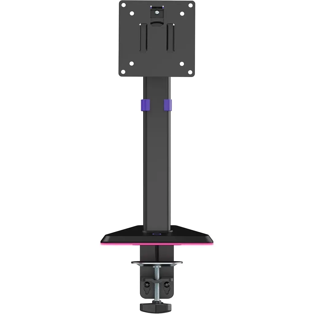 Настільне кріплення для монітора Gamepro MAG101V RGB 17`-40` Black/Violet [148276] - фото 8