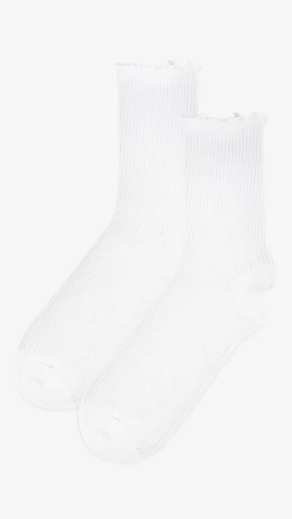 Шкарпетки для дівчинки Premier Socks Рубчик 18-20 Білий (4820203375219) - фото 2
