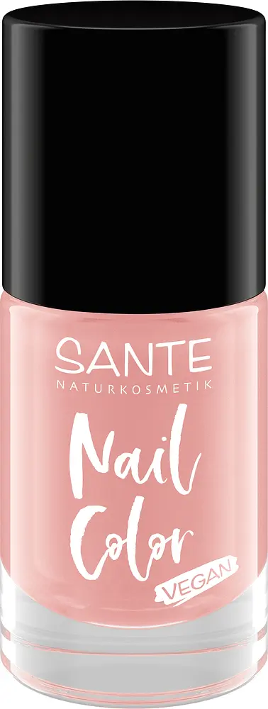 VEGAN-Лак для нігтів Nail Color 03 Perfect Peach/Coral Nude SANTE 8 мл