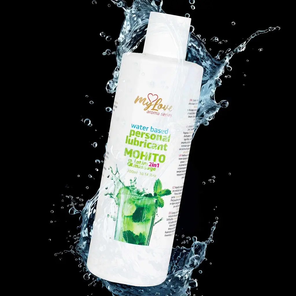Лубрикант MyLove Aroma Series IntimMassage 2in1 Mohito, 300 мл - фото 3