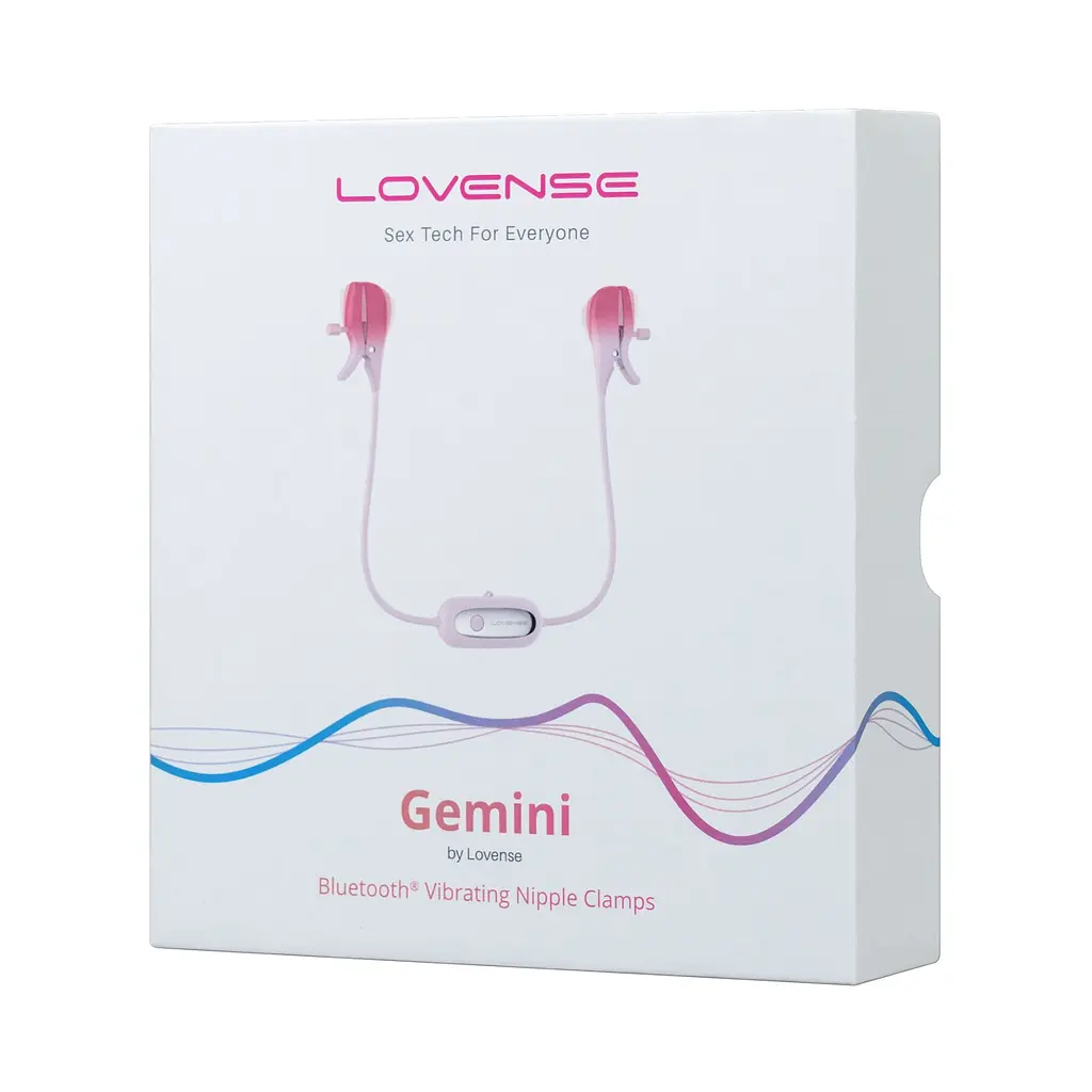 Смарт-вібратор для грудей Lovense Gemini, регулювання стискання соска, можна носити - фото 6