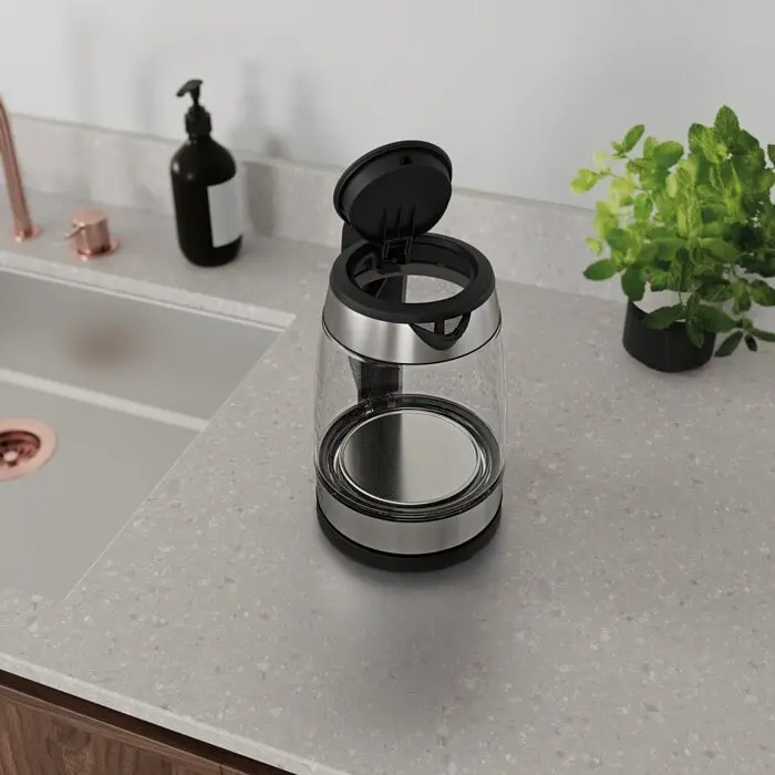 Електрочайник Electrolux 1.7 л Strix скло чорний+нержавіюча сталь - фото 7