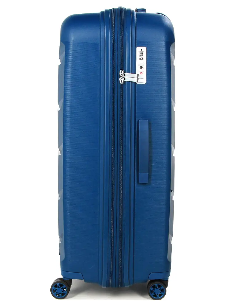 Валіза велика L поліпропілен Airtex 646 119л 79,5×52×30см Темно-синій - фото 6