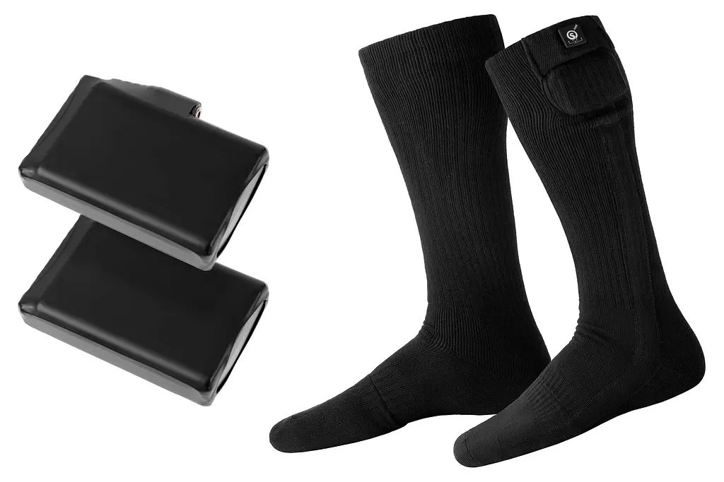Носки 2E Tactical с подогревом Race Plus Black высокие L - фото 9