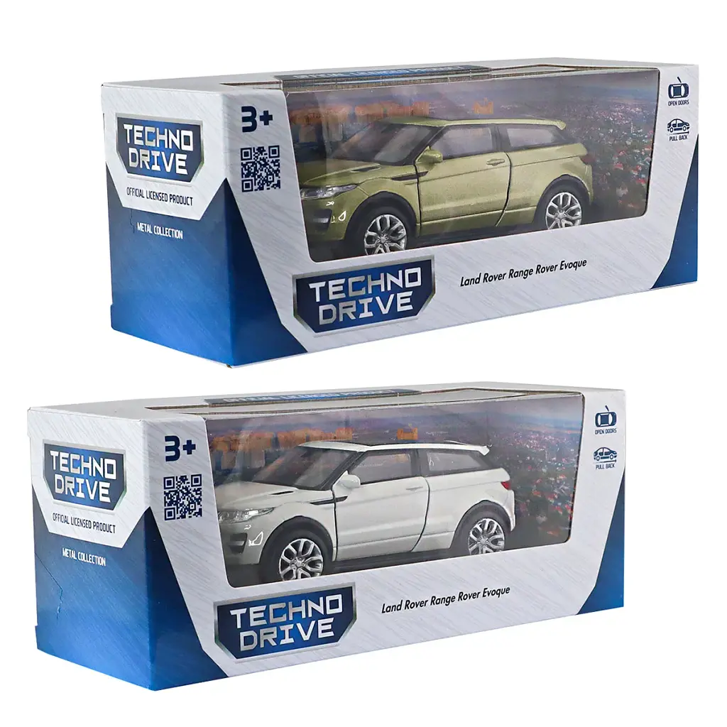 Автомодель - LAND ROVER RANGE ROVER EVOQUE (білий, зелений) - фото 6