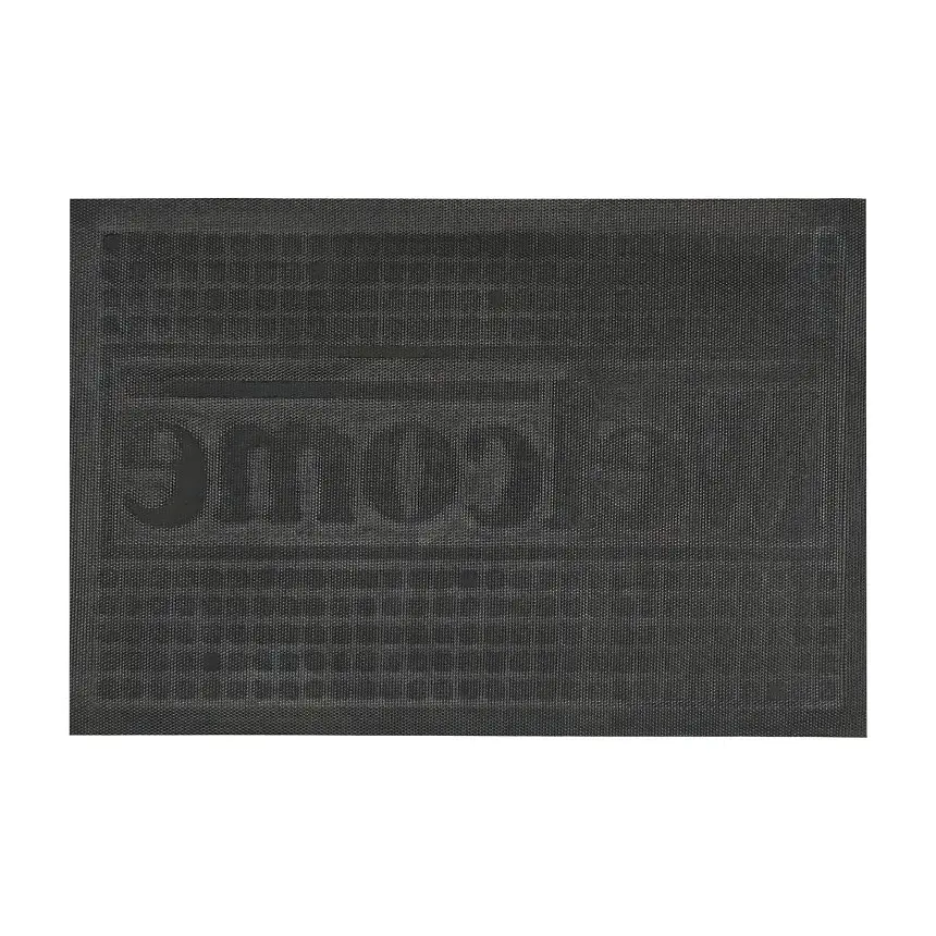 Килимок придверний Eco Fabric Welcome з кромкою чорний 40 х 60 см (4060-114) - фото 2
