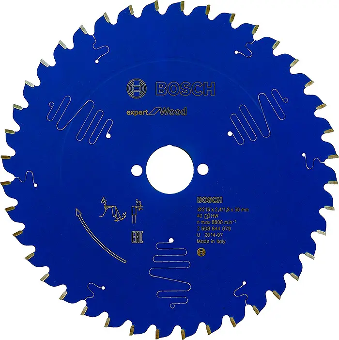 Пиляльний диск Bosch Expert for Wood 216×2,4×30, 40 ATB