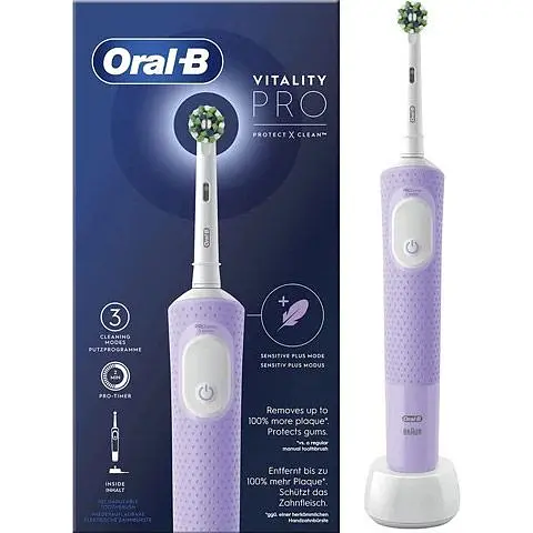 Електрична зубна щітка Oral-B Vitality D103 Pro Protect X Clean Lilac Mist (D103.413.3) [107801] - фото 4
