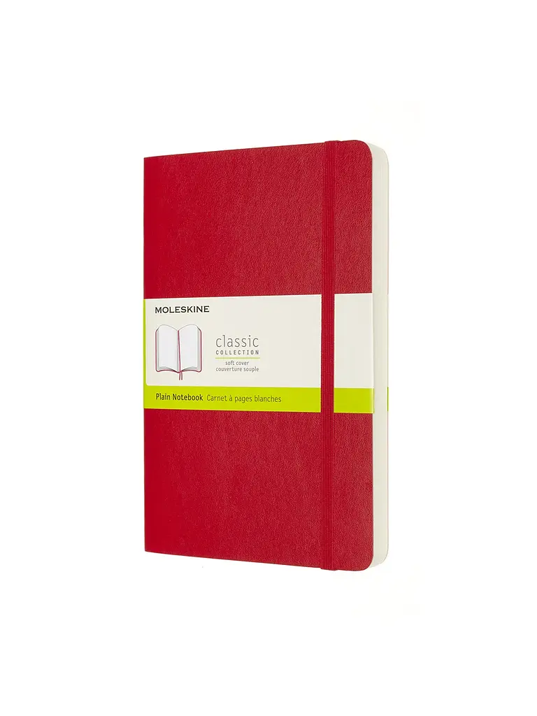 Записник Moleskine Classic Expanded середній, Нелінований Червоний М'який (QP618EXPF2) - фото 2