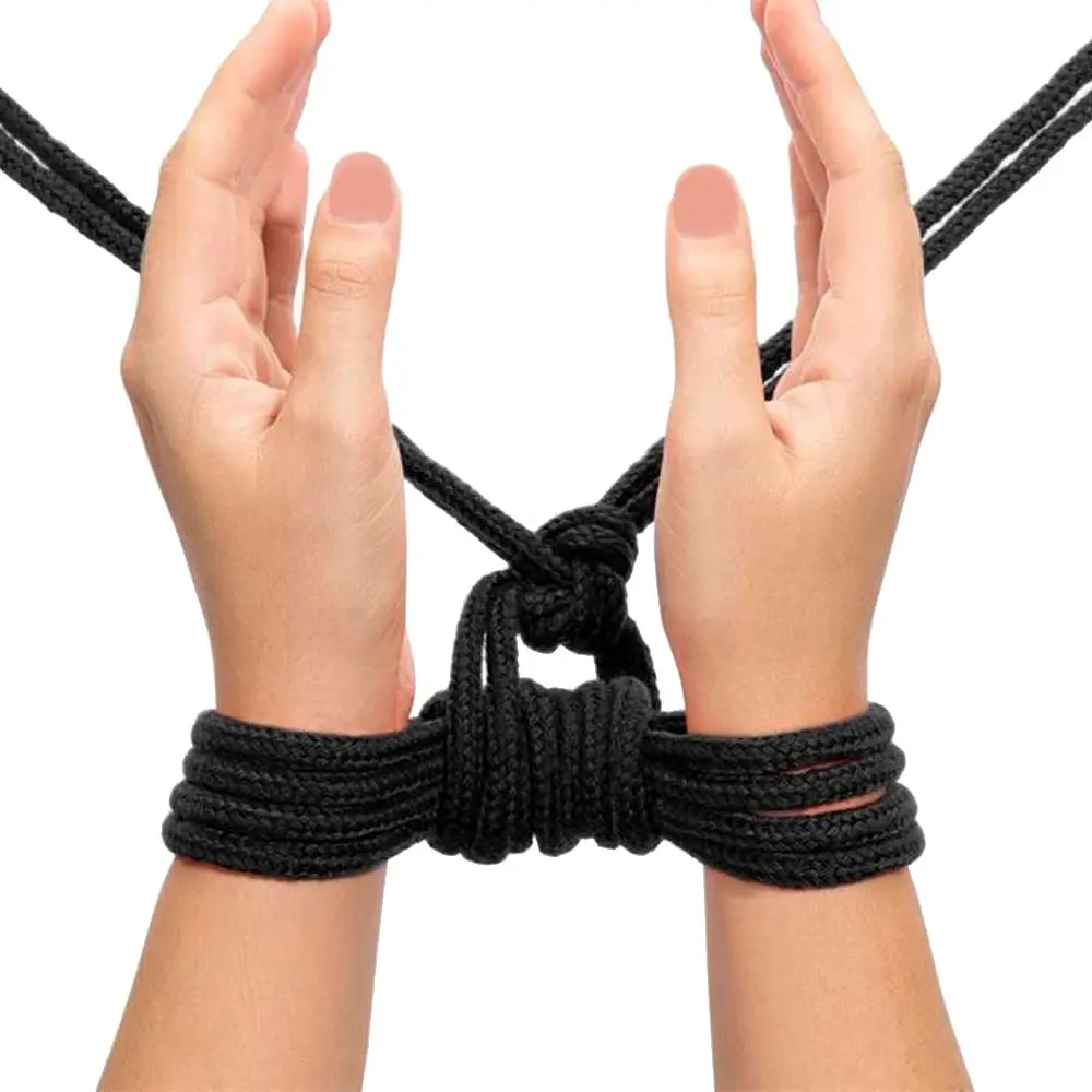 Мотузка для бондажу Latetobed Line Rope Black, 5 м (чорна) - фото 3