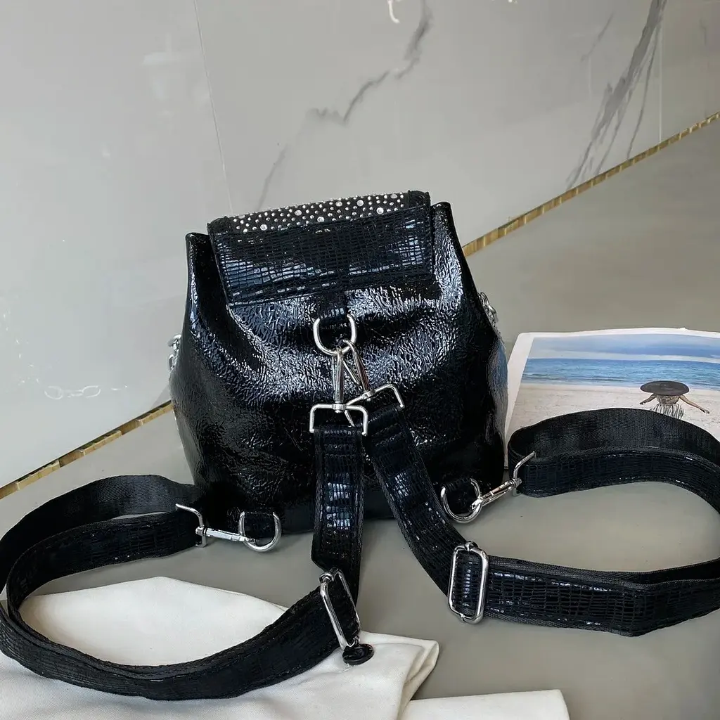 Сумка жіноча Italian Bags Eye 22х23 см Чорний (id_1467) - фото 4
