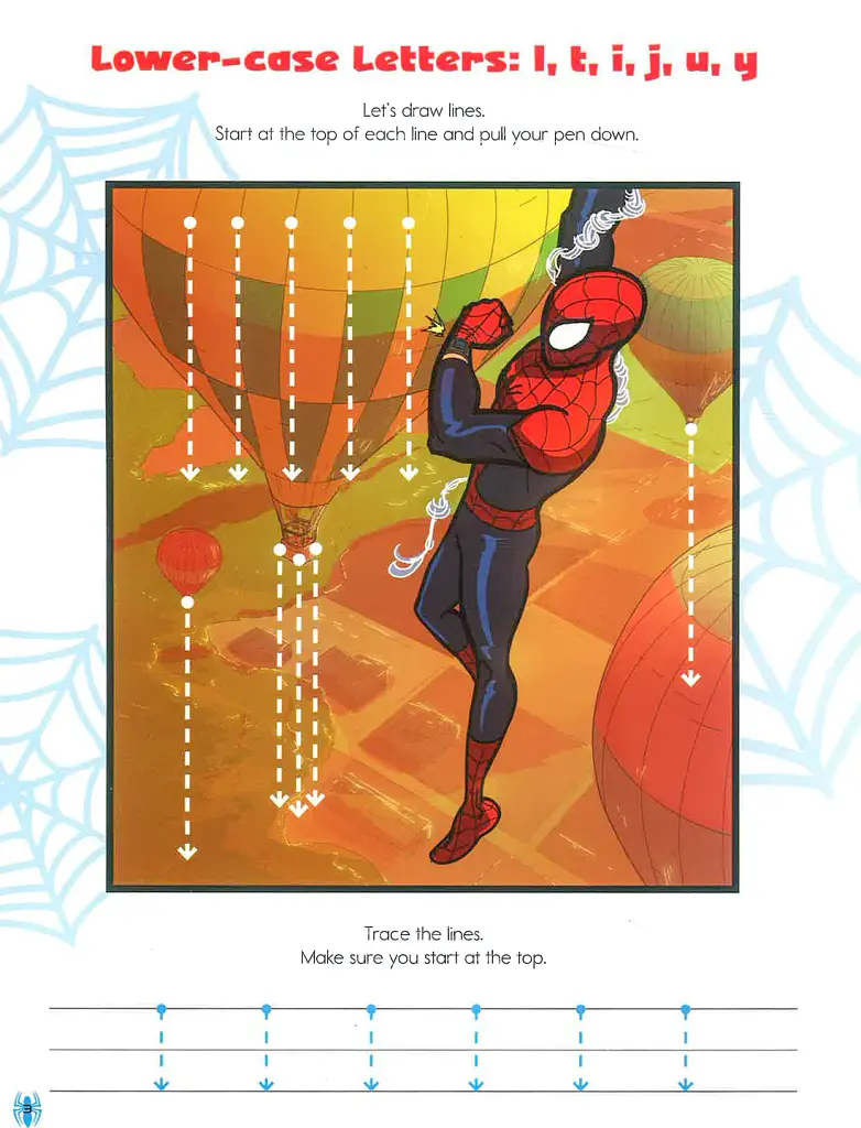 Spider-Man. Wipe-Clean Alphabet - - фото 3
