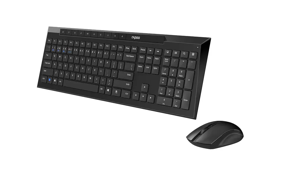 Комплект (клавіатура + миша) Rapoo 8210M wireless, черний (8210M black) - фото 9