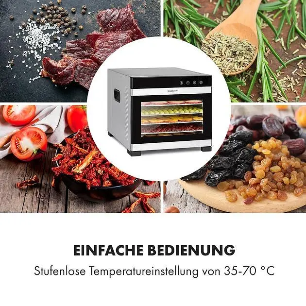Дегидратор-сушилка для овощей фруктов Klarstein Flavour Dry (10034423) - фото 7