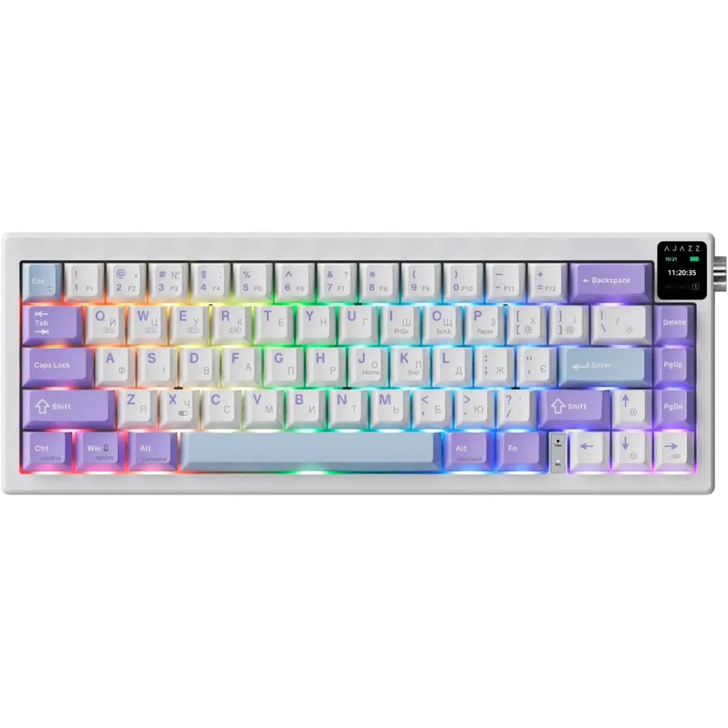 Клавіатура Ajazz AK650 Flying Fish Switch Purple (AK650-FF-PWB) [129499] - фото 2