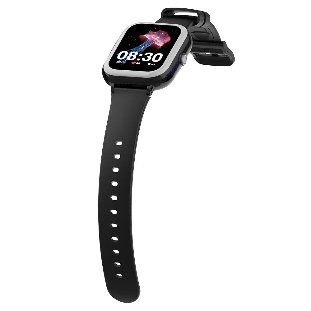Дитячий розумний годинник-телефон Lemfo M39 з GPS трекером, 4G, відеозв'язком, камерою та прослуховуванням Чорний - фото 4