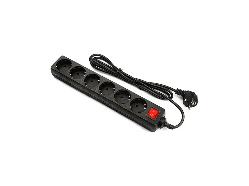 Мережевий фільтр-подовжувач FrimeCom 1.8м Black (FC-B2006W) - фото 2
