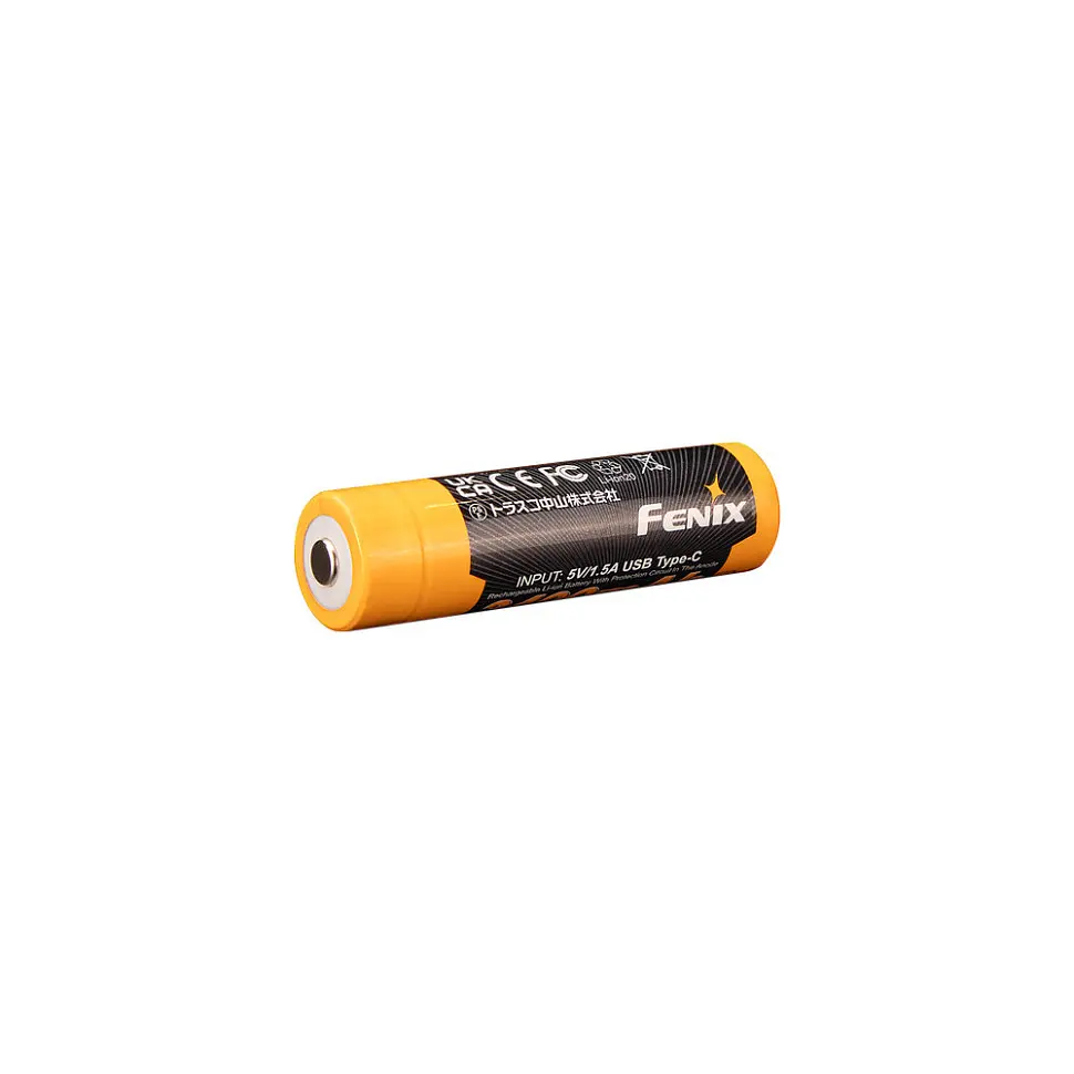 Акумулятор 18650 Fenix 3400 mAh li-ion зарядка Type-C (ARB-L18-3400U-V30) - фото 6