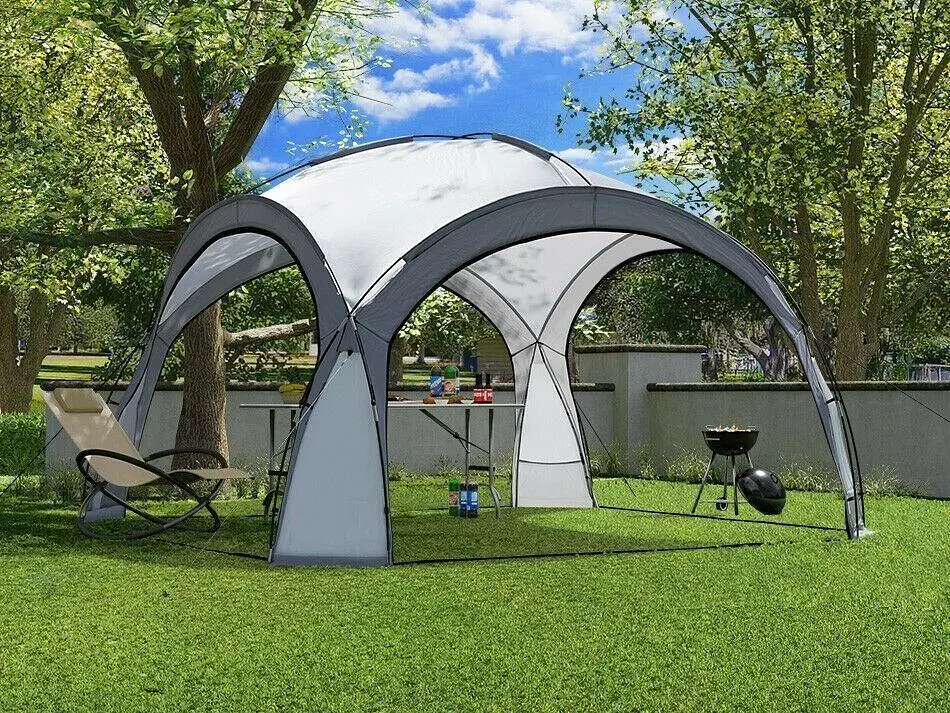 Садовий павільйон-намет (шатер) MultiGarden Oskar Grey 3,5х3,5 м + сумка - фото 2