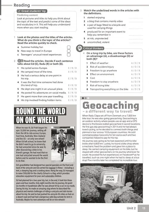 Gateway to the World for Ukraine 4/B1+ Workbook with Digital Workbook - фото 3