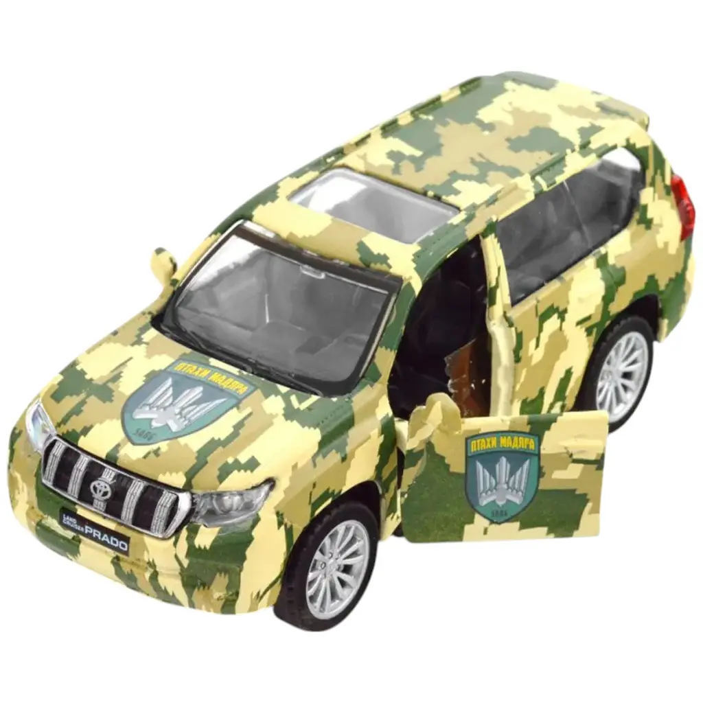 Автомодель TechnoDrive 250363M серія Шеврони Героїв Toyota Land Cruiser Prado Птахи Мад'яра - фото 5