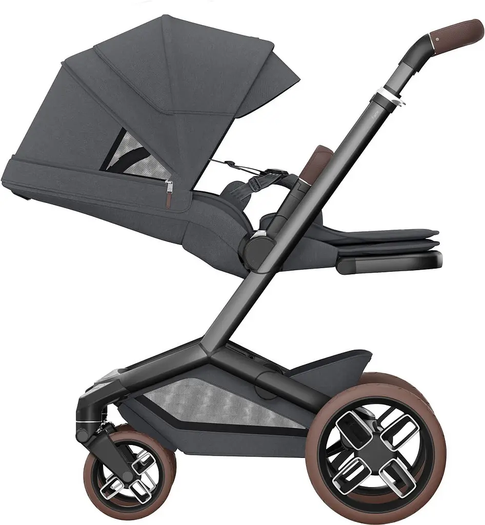 Коляска 2 в 1 универсальная Maxi-Cosi Fame Twillic Graphite (1920204110) - фото 6