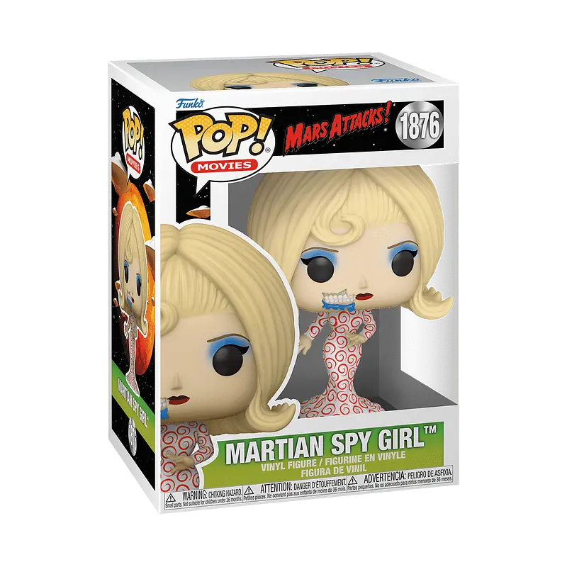 Фігурка Funko Pop Фанко Поп Mars Attacks Марс атакує Martian Spy Girl Марсіанська шпигунка MA MSG 1876 - фото 3