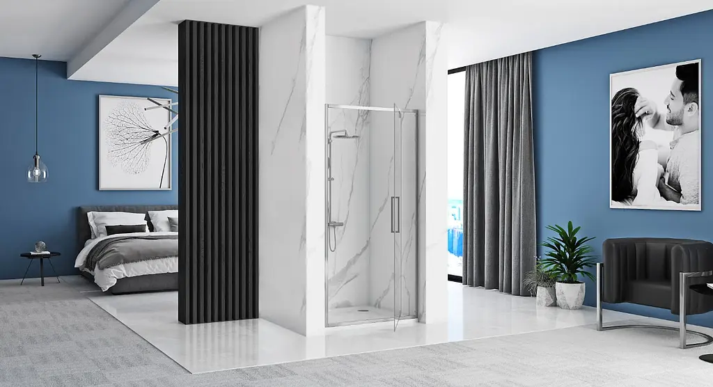 Двері Rea Rapid Swing 90 хром REA-K5606 - фото 4