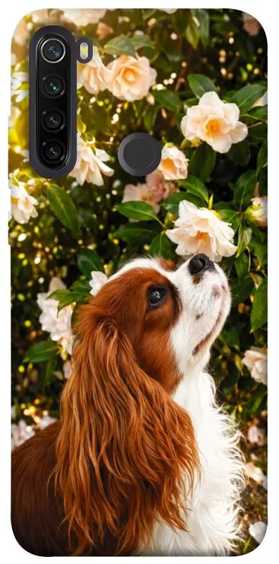 TPU чохол Demsky Flower spaniel для Xiaomi Redmi Note 8T