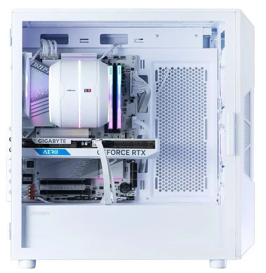 Корпус Zalman I3 Neo ARGB V2 с закаленным стеклом, без блока питания, белый (I3NEOARGBV2WHITE) - фото 10