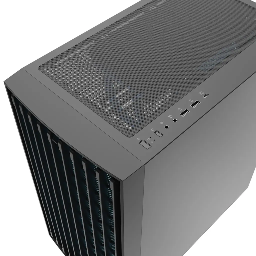 Корпус Modecom BREEZE BLACK USB 3.0x2 USB-Cx1 ARGB 4x140 мм fans без БЖ ATX (AT-BREEZE-MG-ARGB-10-0000) - фото 3