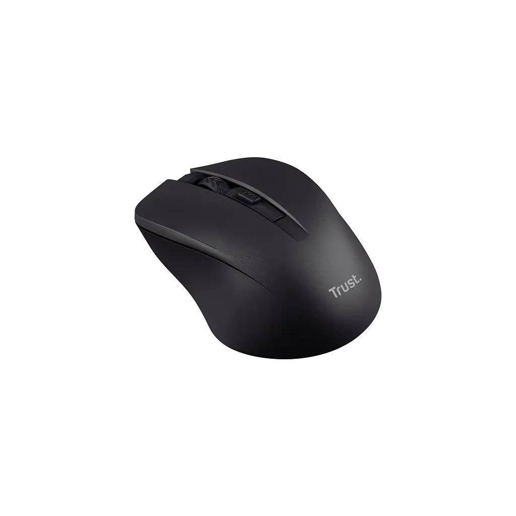 Мишка Trust Mydo Silent Wireless Black (25084) - фото 4