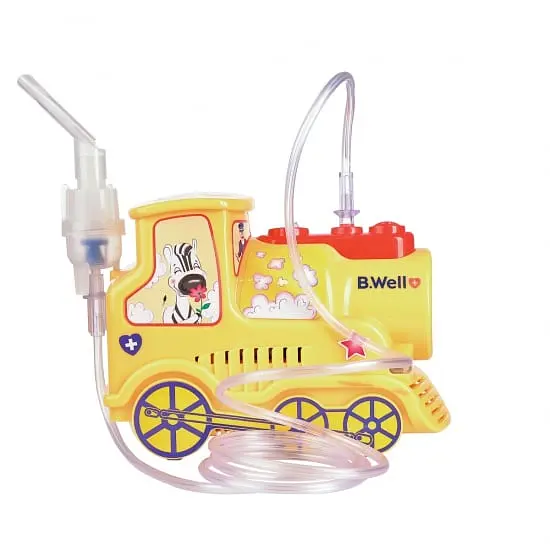 Компрессорный небулайзер B.Well PRO-115 Train, желтый (PRO-115) - фото 7