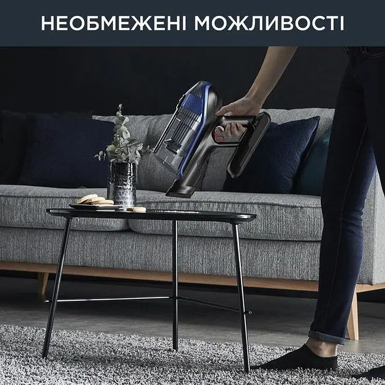 Пылесос Rowenta Xforce Flex 14.60 Aqua беспроводной черно-синий (RH99C0WO) - фото 8